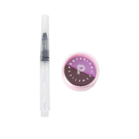 2 Profusion Cosmetics Hydra Liner Set -Berry & Taro Water Activated With Brush - Picture 6 of 6